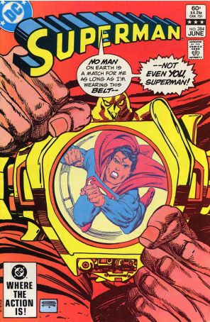 Superman (1st Series) 384 published by DC with cover art by Gil Kane
