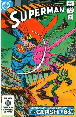 Superman (1st Series) 385 published by DC with cover art by Gil Kane