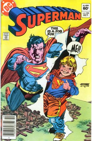 Superman (1st Series) 388 (Newsstand) published by DC with cover art by Gil Kane