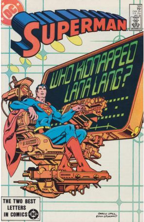 Superman (1st Series) 391 published by DC with cover art by José Luis García-López
