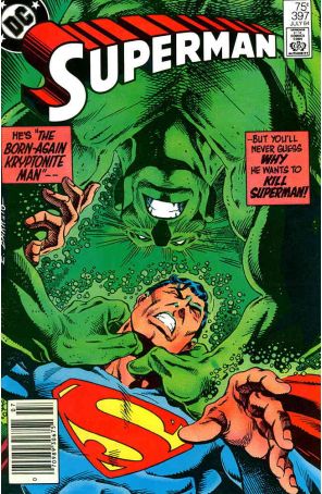 Superman (1st Series) 397 (Newsstand) published by DC with cover art by Eduardo Barreto