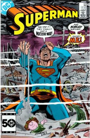 Superman (1st Series) 408 published by DC with cover art by Ed Hannigan