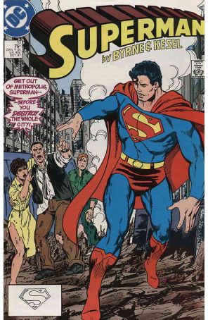 Superman (2nd Series) 10 published by DC with cover art by John Byrne