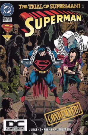 Superman (2nd Series) 106 (2nd) published by DC with cover art by Dan Jurgens