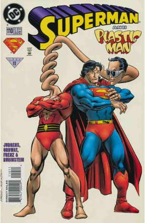 Superman (2nd Series) 110 published by DC with cover art by Ron Frenz