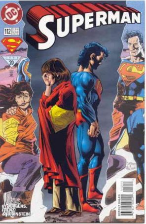 Superman (2nd Series) 112 published by DC with cover art by Dan Jurgens