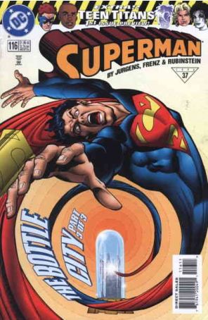 Superman (2nd Series) 116 published by DC with cover art by Ron Frenz