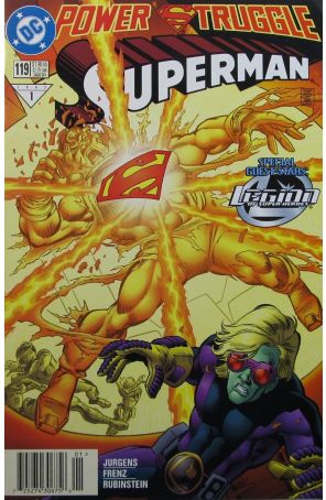 Superman (2nd Series) 119 (Newsstand) published by DC with cover art by Ron Frenz