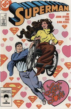 Superman (2nd Series) 12 published by DC with cover art by John Byrne