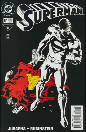 Superman (2nd Series) 121 published by DC with cover art by Dan Jurgens