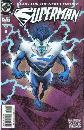 Superman (2nd Series) 123 (2nd) published by DC with cover art by Dan Jurgens