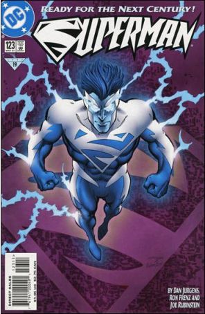 Superman (2nd Series) 123 published by DC with cover art by Dan Jurgens