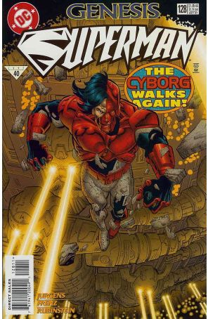 Superman (2nd Series) 128 published by DC with cover art by Ron Frenz