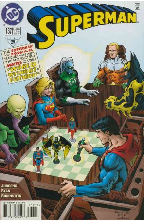 Superman (2nd Series) 137 published by DC with cover art by Dan Jurgens