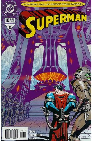 Superman (2nd Series) 140 published by DC with cover art by Paul Rivoche