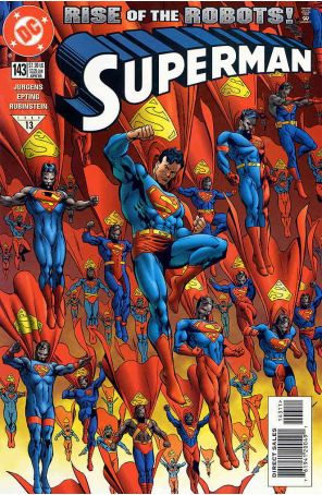 Superman (2nd Series) 143 published by DC with cover art by Steve Epting
