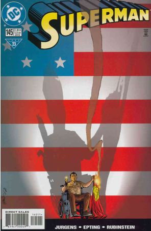 Superman (2nd Series) 145 published by DC with cover art by Steve Epting