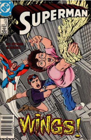 Superman (2nd Series) 15 (Newsstand) published by DC with cover art by John Byrne