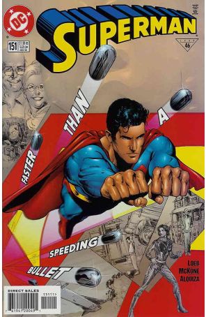 Superman (2nd Series) 151 published by DC with cover art by Phil Jimenez