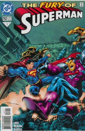 Superman (2nd Series) 152 published by DC with cover art by Dwayne Turner