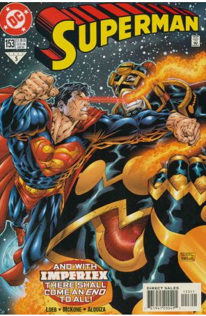 Superman (2nd Series) 153 published by DC with cover art by Ian Churchill