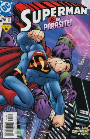 Superman (2nd Series) 156 published by DC with cover art by Ed McGuinness