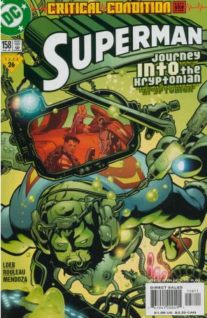 Superman (2nd Series) 158 published by DC with cover art by Doug Mahnke