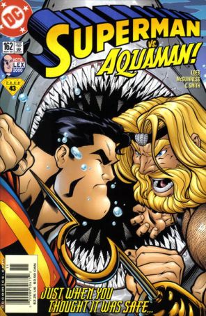 Superman (2nd Series) 162 (Newsstand) published by DC with cover art by Ed McGuinness