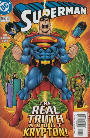 Superman (2nd Series) 166 published by DC with cover art by Ed McGuinness