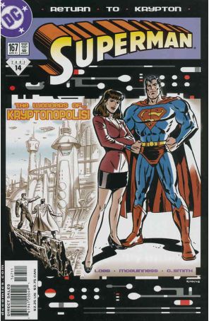 Superman (2nd Series) 167 published by DC with cover art by Paul Rivoche