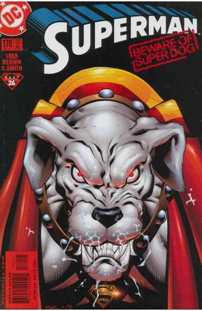 Superman (2nd Series) 170 published by DC with cover art by Ed McGuinness