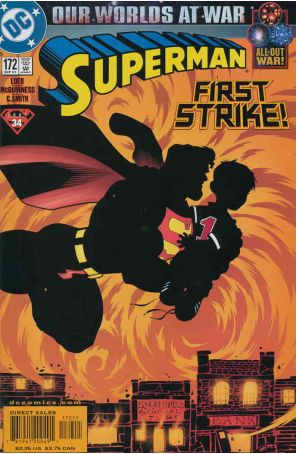 Superman (2nd Series) 172 published by DC with cover art by Ed McGuinness