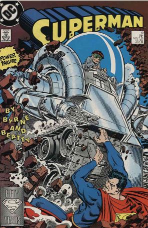 Superman (2nd Series) 19 published by DC with cover art by Jerry Ordway