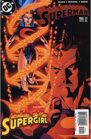 Superman (2nd Series) 192 published by DC with cover art by Scott McDaniel