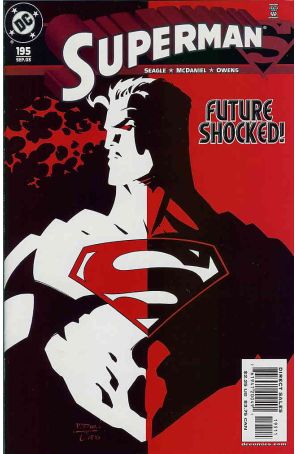 Superman (2nd Series) 195 published by DC with cover art by Scott McDaniel