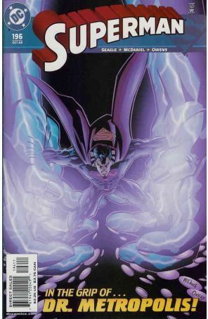 Superman (2nd Series) 196 published by DC with cover art by Scott McDaniel
