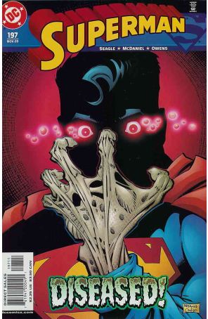 Superman (2nd Series) 197 published by DC with cover art by Scott McDaniel