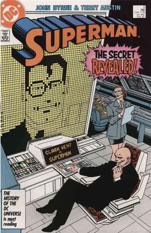 Superman (2nd Series) 2 published by DC with cover art by John Byrne