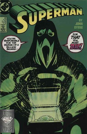 Superman (2nd Series) 22 published by DC with cover art by John Byrne