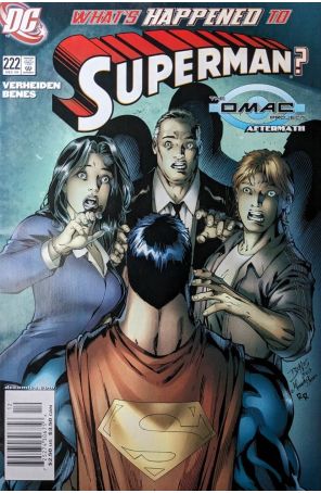 Superman (2nd Series) 222 (Newsstand) published by DC with cover art by Ed Benés