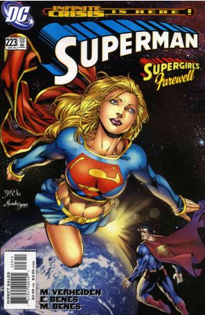 Superman (2nd Series) 223 published by DC with cover art by Ed Benés