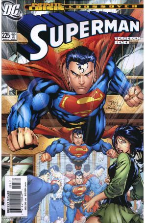 Superman (2nd Series) 225 published by DC with cover art by Ed Benés