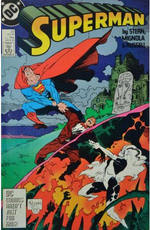 Superman (2nd Series) 23 (3rd) published by DC with cover art by Mike Mignola