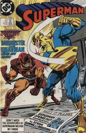 Superman (2nd Series) 27 published by DC with cover art by Kerry Gammill