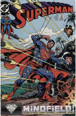 Superman (2nd Series) 33 published by DC with cover art by Kerry Gammill
