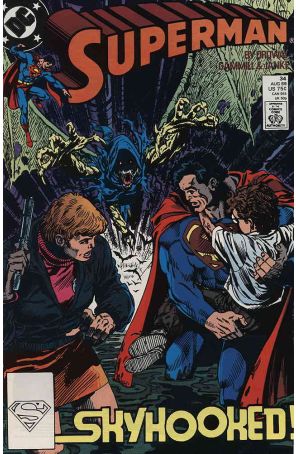 Superman (2nd Series) 34 published by DC with cover art by Kerry Gammill