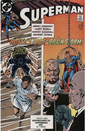 Superman (2nd Series) 35 published by DC with cover art by Kerry Gammill