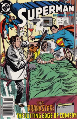 Superman (2nd Series) 36 (Newsstand) published by DC with cover art by Kerry Gammill