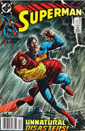 Superman (2nd Series) 38 (Newsstand) published by DC with cover art by Jerry Ordway