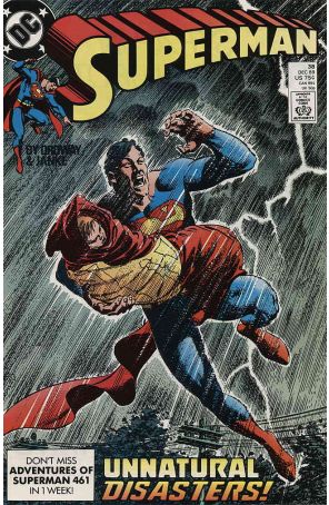 Superman (2nd Series) 38 published by DC with cover art by Jerry Ordway